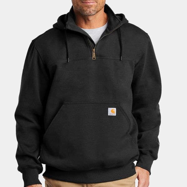 Rain Defender ® Paxton Heavyweight Hooded Zip Mock Sweatshirt Thumbnail